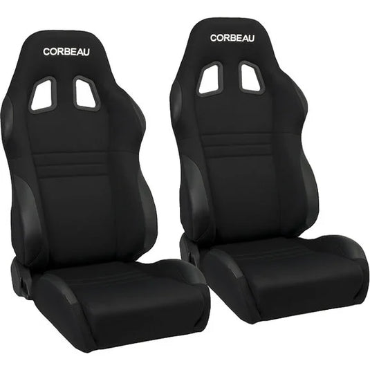 Corbeau A4 Reclining Racing Seat Pair for Jeep CJ-7, Wrangler YJ, TJ, JK & Unlimited