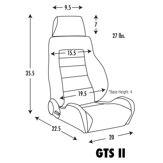 Corbeau GTS II Front Seat Pair