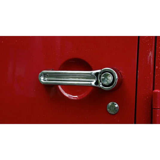 Rugged Ridge 13311.13 Chrome Door Handle Cover Kit for 08-09 Jeep Liberty KK