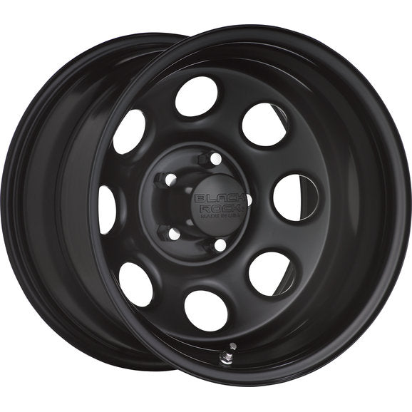 Load image into Gallery viewer, Black Rock 997 Type 8 Steel Wheel in Matte Black for 99-10 Jeep Vehicles with 5x5 Bolt Pattern
