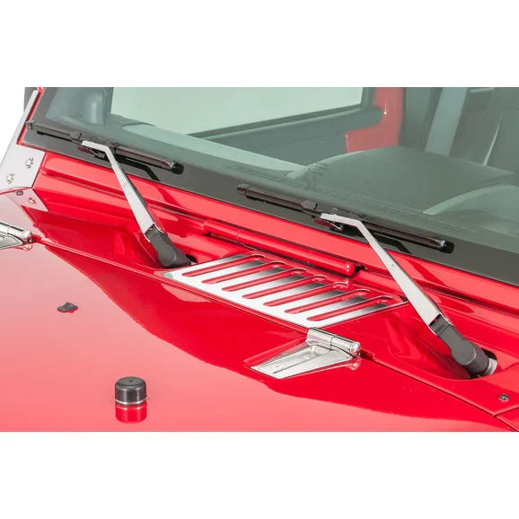 Load image into Gallery viewer, Kentrol 30591 Polished Stainless Steel Wiper Arms for 07-18 Jeep Wrangler JK
