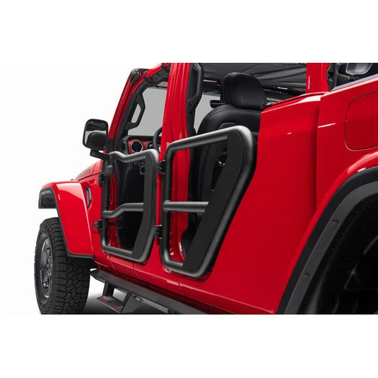 Rugged Ridge Fortis Tube Doors for 18-24 Jeep Wrangler JL & Gladiator JT