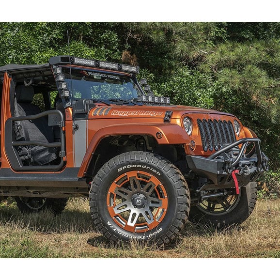 Load image into Gallery viewer, Rugged Ridge Fortis Tube Doors for 07-18 Jeep Wrangler JK
