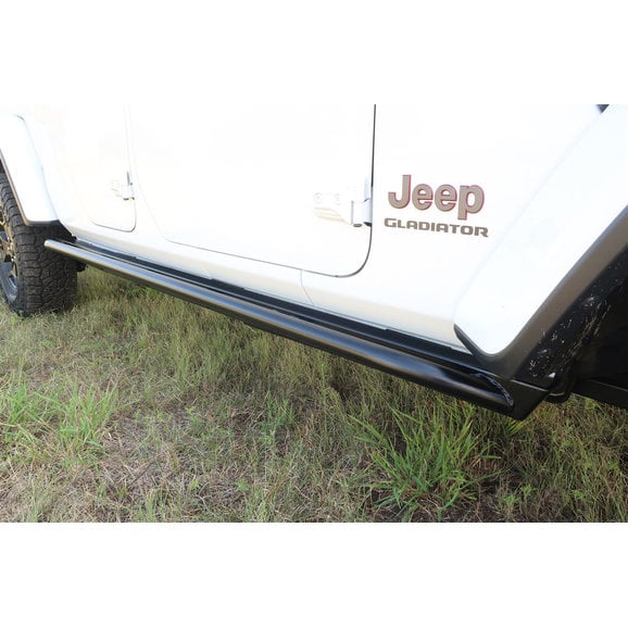 Load image into Gallery viewer, Rock Hard 4X4 Patriot Series Tube Slider Rocker Guards for 20-24 Jeep Gladiator JT
