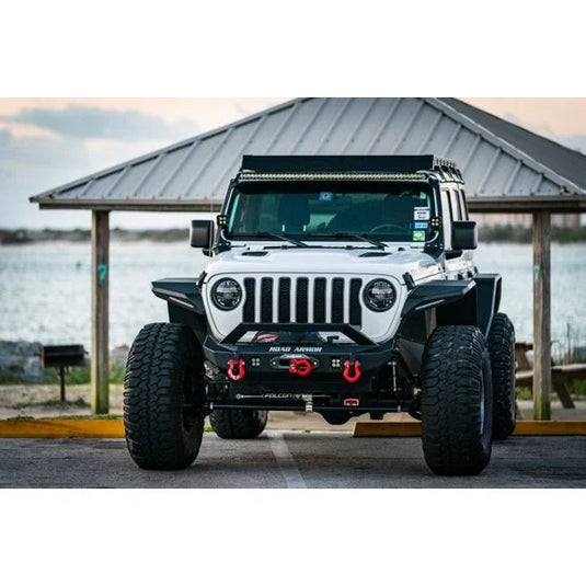 Road Armor 518RRS81B Treck Modular Roof Rack for 18-22 Jeep Wrangler JL Unlimited 4-Door