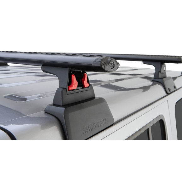 Load image into Gallery viewer, Rhino-Rack Vortex 3-Bar Backbone Roof Rack with Quick Mount Legs for 18-24 Jeep Wrangler JL Unlimited with Hardtop
