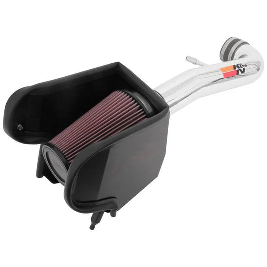 K&N 77-1576KP 77 Series High-Flow Performance Air Intake for 18-24 Jeep Wrangler JL & Gladiator JT with 3.6L Engine