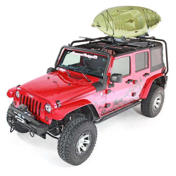 Load image into Gallery viewer, Rugged Ridge 11703.22 Sherpa Rack for 07-18 Jeep Wrangler Unlimited JK 4 Door
