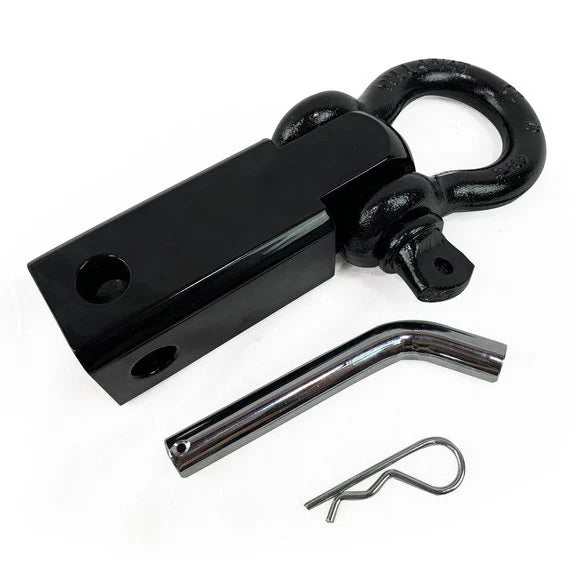 Load image into Gallery viewer, Overland Vehicle Systems 19109901 2&quot; Receiver Mount Recovery Shackle 4.75 Ton
