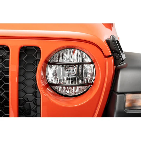 TACTIK Euro Style Headlight Guards for 18-21 Jeep Wrangler JL & 20-21 Gladiator JT