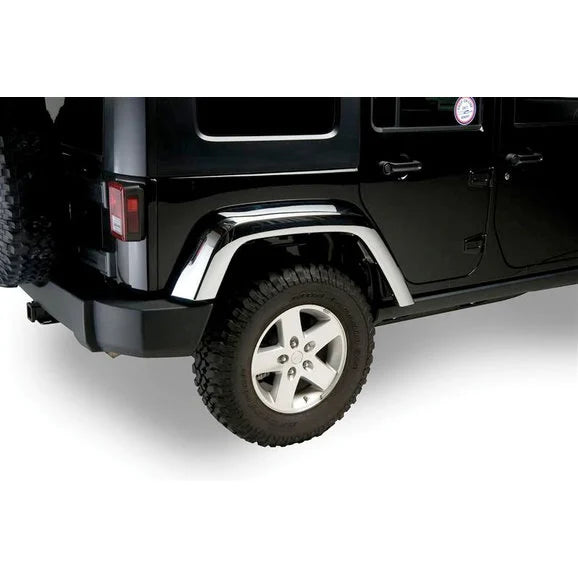 Load image into Gallery viewer, Putco 403505 Chrome Fender Flare Trim Kit for 07-18 Jeep Wrangler JK
