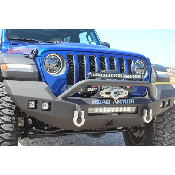 Load image into Gallery viewer, Road Armor Stealth Full Width Front Winch Bumper for 18-24 Jeep Wrangler JL &amp; Gladiator JT
