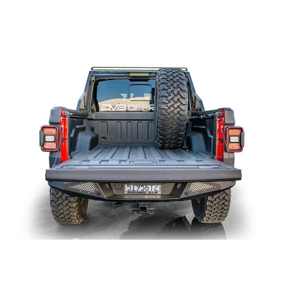 Load image into Gallery viewer, DV8 Offroad TCGL-02 Stand Up In-Bed Tire Carrier for 20-24 Jeep Gladiator JT
