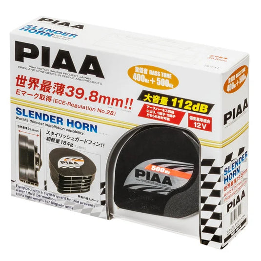 PIAA 85114 Automotive Slim Sports Horn 400/500Hz