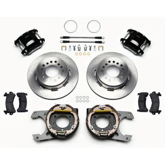 Wilwood Rear Parking Brake Kit for 97-02 Jeep Wrangler TJ with Dana 35