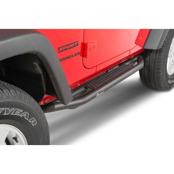 Quadratec QRC Side Armor with Step for 07-18 Jeep Wrangler JK