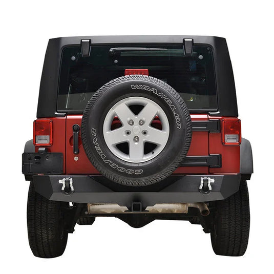 Paramount Automotive 51-0310 Heavy Duty Rock Crawler Rear Bumper for 07-18 Jeep Wrangler JK