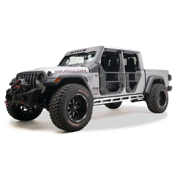 Load image into Gallery viewer, Fab Fours Tube Rock Sliders for 2020 Jeep Gladiator JT
