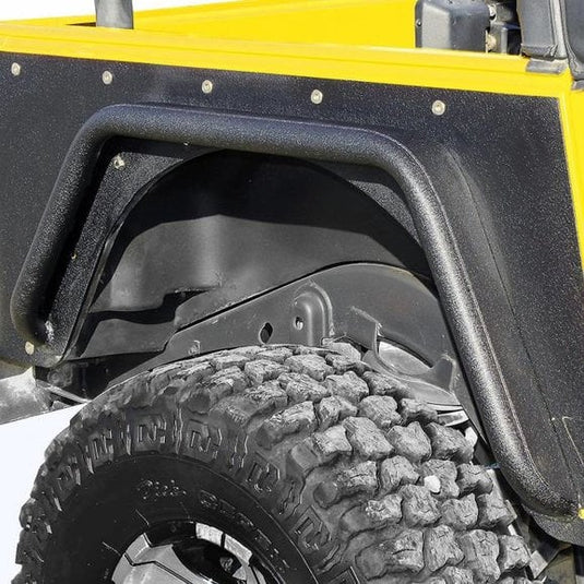 Paramount Automotive 51-0044 Armor Rear Tube Fender Flares for 97-06 Jeep Wrangler TJ