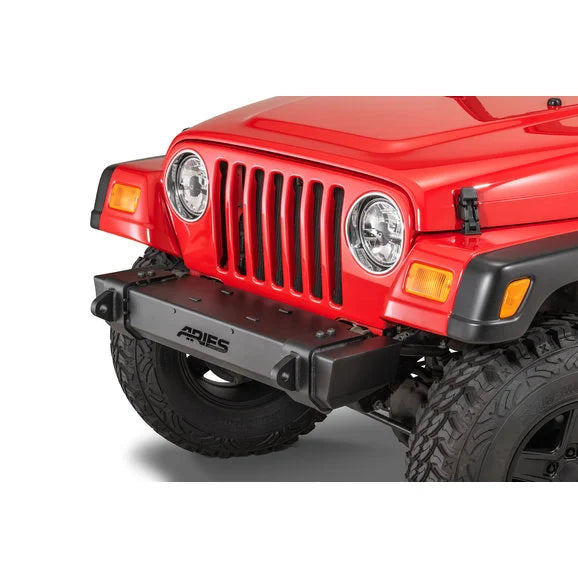 Load image into Gallery viewer, Aries 2156001 TrailCrusher Front Bumper for 97-06 Jeep Wrangler TJ
