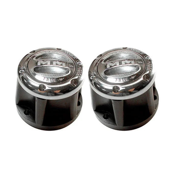 Load image into Gallery viewer, Mile Marker 481 Stainless Steel 10 Spline Capped Hubs for 42-71 Jeep CJ with 6 Bolts
