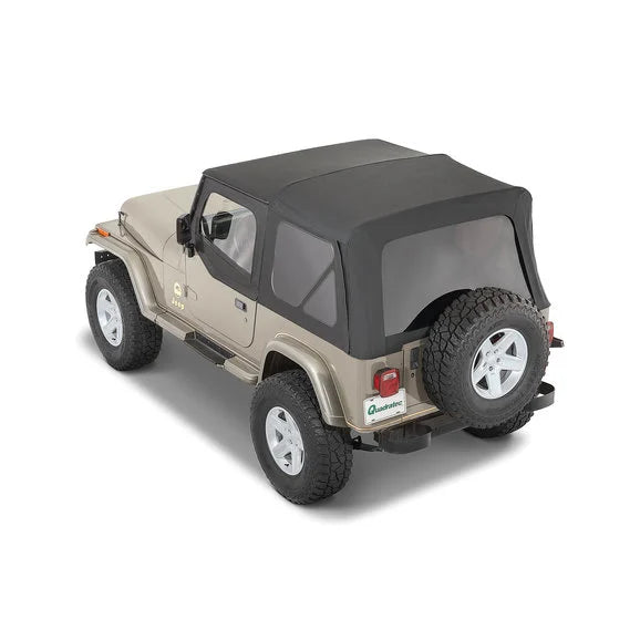 QuadraTop Premium Special Edition Replacement Soft Top for 88-95 Jeep Wrangler YJ