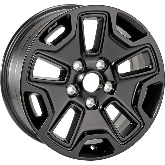 Load image into Gallery viewer, Mopar 5LW63RXFAA Rubicon Wheel in Gloss Black for 07-18 Jeep Wrangler JK and 99-18 Grand Cherokee WJ, WK, &amp; WK2
