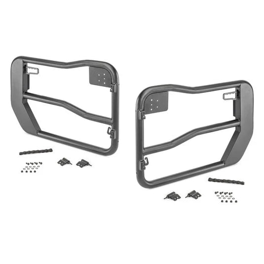 Rugged Ridge Fortis Tube Doors for 18-24 Jeep Wrangler JL & Gladiator JT