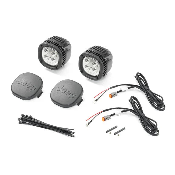 Load image into Gallery viewer, Mopar 82215385AC 5&quot; LED Offroad Light Kit for 18-24 Jeep Wrangler JL &amp; Gladiator JT
