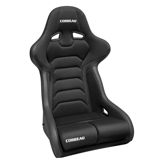 Load image into Gallery viewer, Corbeau 29501W FX1 Wide Fixed Back Racing Seat in Black Cloth
