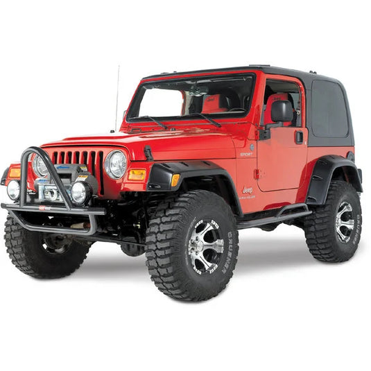 Quadratec 6" Pocket Style Fender Flares for 97-06 Jeep Wrangler TJ & Unlimited