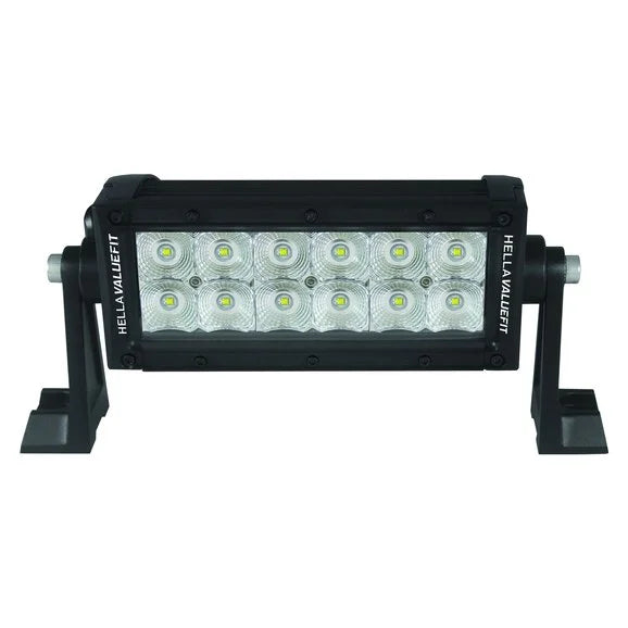 Load image into Gallery viewer, Hella 357208001 ValueFit 12 LED 8&quot; Sport Light Bar- Flood Beam
