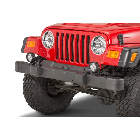 Load image into Gallery viewer, Quadratec Hi Performance 4&quot; Round LED Light Kit for 97-06 Jeep Wrangler TJ &amp; Unlimited
