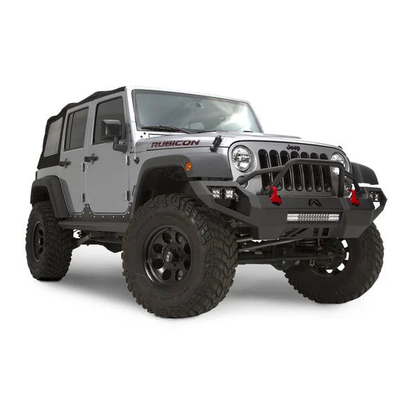 Load image into Gallery viewer, Fab Fours Vengeance Pre-Runner Front Bumper for 07-18 Jeep Wrangler JK
