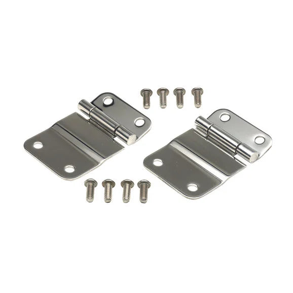 Load image into Gallery viewer, Kentrol Stainless Steel Tailgate Hinges for 76-86 Jeep CJ-7 &amp; CJ-8 Scrambler
