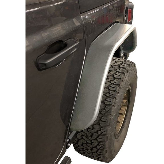 Warrior Products Tube Fender Flares for 18-24 Jeep Wrangler JL