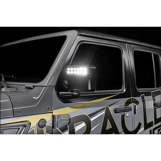 Oracle Lighting 5855-001 LED Off-Road Side Mirrors for 18-22 Jeep Wrangler JL & Gladiator JT