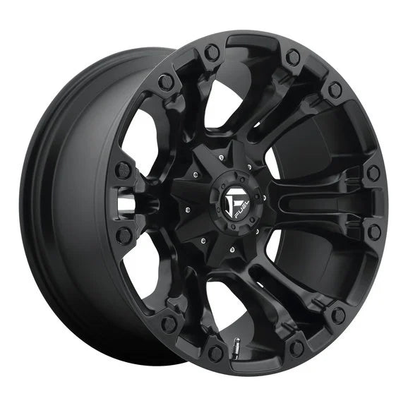 Fuel® Off-Road Vapor Wheel in Matte Black for 84-06 Jeep Wrangler YJ, TJ, & Cherokee XJ