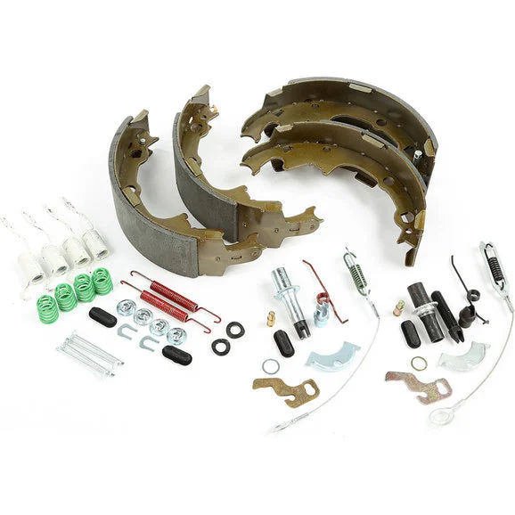 Load image into Gallery viewer, OMIX 16766.05 Rear Brake Shoe Set with Hardware for 90-00 Jeep Wrangler YJ, TJ &amp; Cherokee XJ with 9&quot; X 2-1/2&quot; Drums
