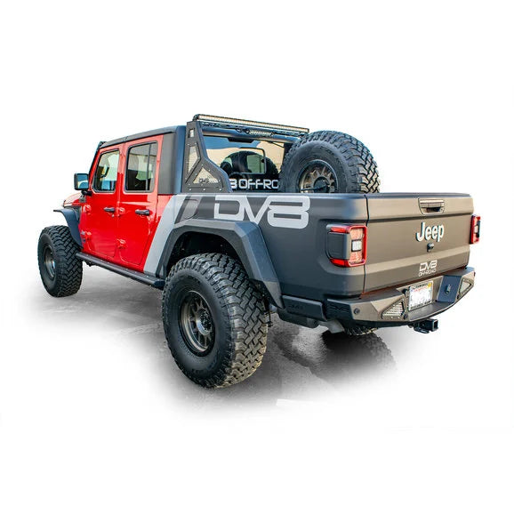 Load image into Gallery viewer, DV8 Offroad TCGL-02 Stand Up In-Bed Tire Carrier for 20-24 Jeep Gladiator JT
