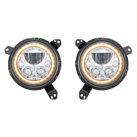 Load image into Gallery viewer, Vision X Vortex Halo LED Headlight Pair for 18-24 Jeep Wrangler JL &amp; 20-24 Gladiator JT
