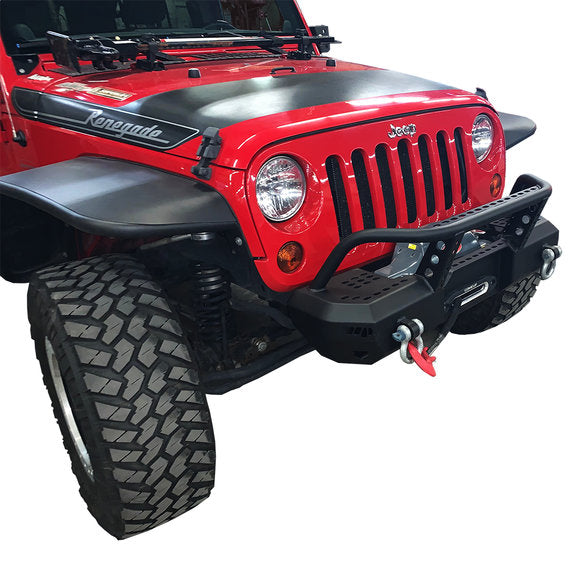 Load image into Gallery viewer, Warrior Products MOD Series Front Stubby Bumper for 07-18 Jeep Wrangler JK
