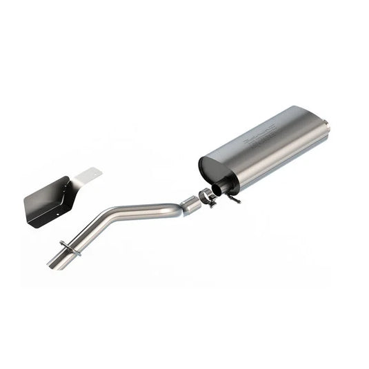 Borla 140847 S-Type T-304 Stainless Steel Catback Exhaust System for 18-24 Jeep Wrangler JL 2-Door with 3.6L