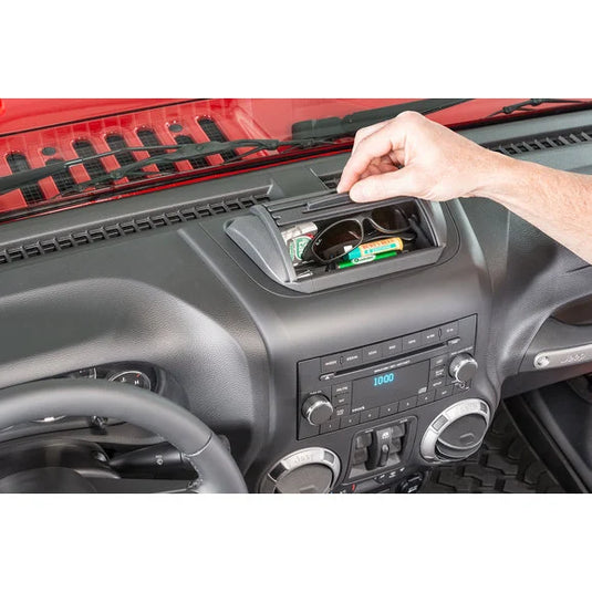 Vertically Driven Products 31800 Roll Top Dash Storage Console for 11-18 Jeep Wrangler JK