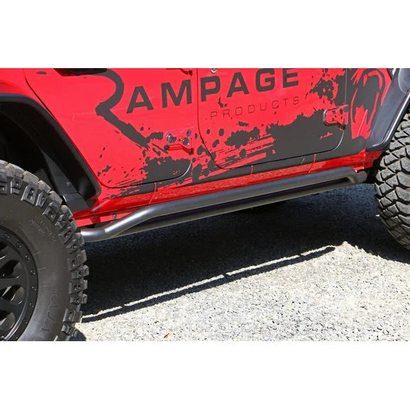 Load image into Gallery viewer, Rampage Products 26631 SRS Rail Side Rocker Guards for 18-20 Wrangler JL Unlimited
