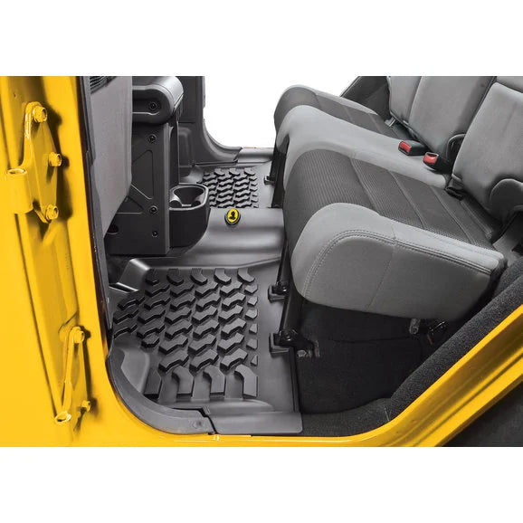 Load image into Gallery viewer, Bestop 51504-01 Rear Floor Liners for 07-18 Jeep Wrangler Unlimited JK 4 Door
