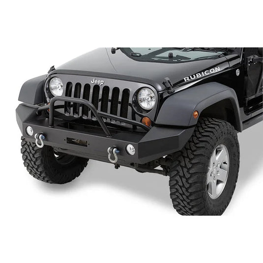 Warrior Products 59950 Full Width Front Winch Bumper with Brush Guard for 07-18 Jeep Wrangler JK