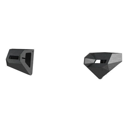 Aries TrailChaser Front Corners Guards with Turn Signal Cutouts for 18-24 Jeep Wrangler JL Unlimited & Gladiator JT