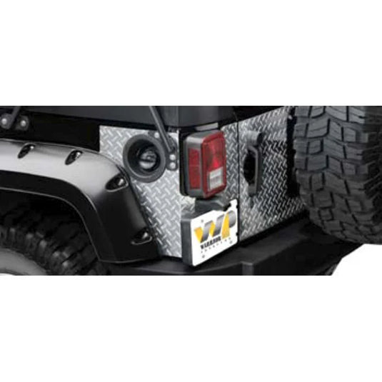 Warrior Products Rear Corners with Holes for 07-18 Jeep Wrangler JK