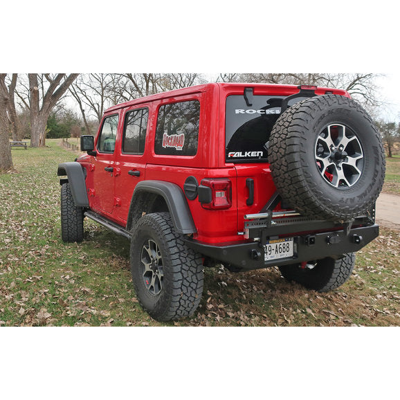 Load image into Gallery viewer, Rock Hard 4X4 Patriot Series Rear Bumper for 18-20 Jeep Wrangler JL
